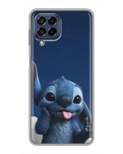 Чехол для Samsung Galaxy M53 (5G) (M536B) с картинкой «Стич в облаках»