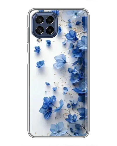 Чехол для Samsung Galaxy M53 (5G) (M536B) с картинкой «Голубой цветочный каскад» Чехол для Samsung Galaxy M53 (5G) (M536B) с картинкой «Голубой цветочный каскад»