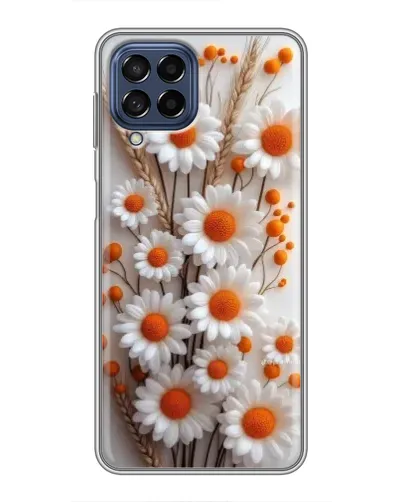 Чехол для Samsung Galaxy M53 (5G) (M536B) с картинкой «Белые сухоцветы» Чехол для Samsung Galaxy M53 (5G) (M536B) с картинкой «Белые сухоцветы»