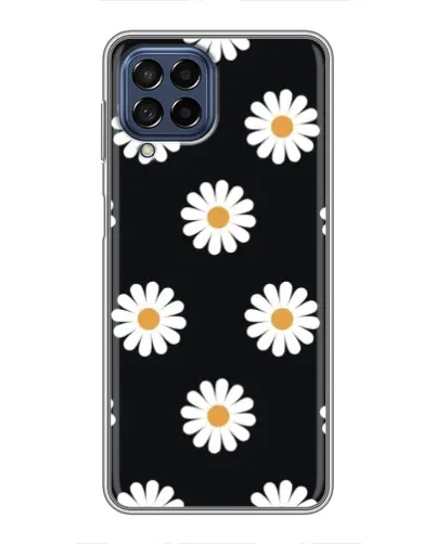 Чехол для Samsung Galaxy M53 (5G) (M536B) с картинкой «Ромашки на черном» Чехол для Samsung Galaxy M53 (5G) (M536B) с картинкой «Ромашки на черном»