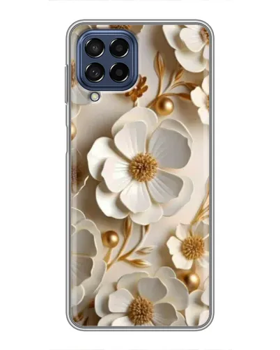 Чехол для Samsung Galaxy M53 (5G) (M536B) с картинкой «Белие бумажние цвети» Чехол для Samsung Galaxy M53 (5G) (M536B) с картинкой «Белие бумажние цвети»