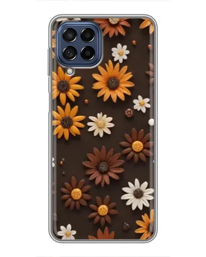 Чехол для Samsung Galaxy M53 (5G) (M536B) с картинкой «Узор из маленьких подсолнухов» Чехол для Samsung Galaxy M53 (5G) (M536B) с картинкой «Узор из маленьких подсолнухов»