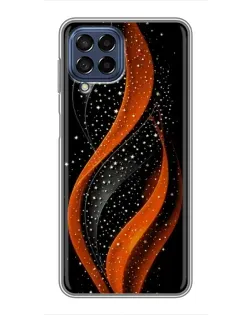 Чехол для Samsung Galaxy M53 (5G) (M536B) с картинкой «Огненная звездная волна»