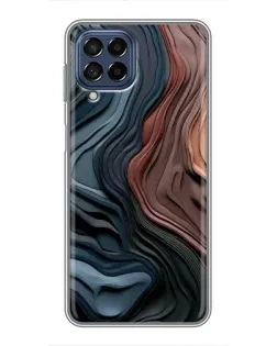 Чехол для Samsung Galaxy M53 (5G) (M536B) с картинкой «Цветные волны каньона»