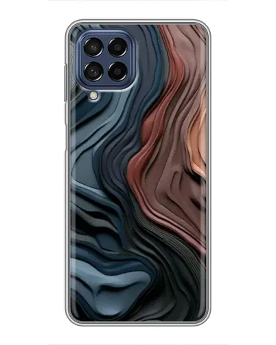Чехол для Samsung Galaxy M53 (5G) (M536B) с картинкой «Цветные волны каньона»