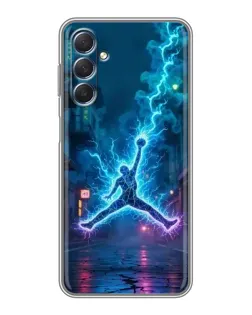 Чехол для Samsung Galaxy M54 (5G) с картинкой «Jordan Gold Jumpman» Чехол для Samsung Galaxy M54 (5G) с картинкой «Jordan Gold Jumpman»