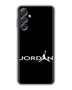 Чехол для Samsung Galaxy M54 (5G) с картинкой «Jordan White Logo»