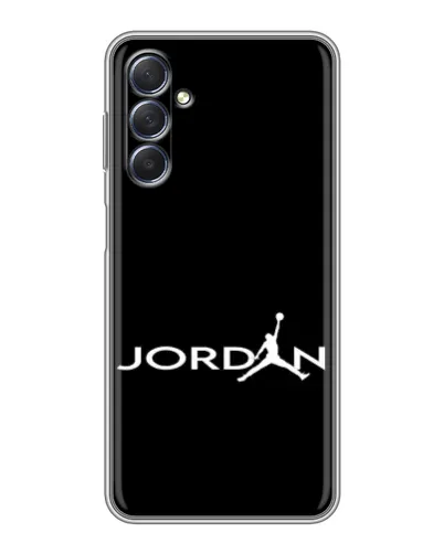 Чехол для Samsung Galaxy M54 (5G) с картинкой «Jordan White Logo»