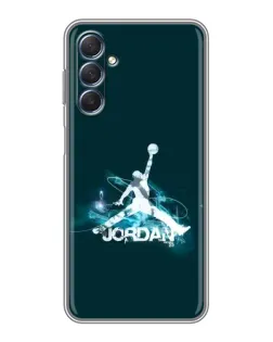 Чехол для Samsung Galaxy M54 (5G) с картинкой «Jordan Blue Fire»