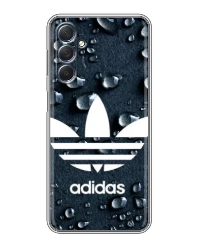 Чехол для Samsung Galaxy M54 (5G) с картинкой «Adidas Trefoil Blue»