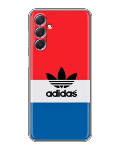 Чехол для Samsung Galaxy M54 (5G) с картинкой «Ретро блоки Adidas»