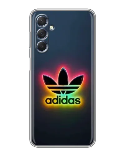 Чехол для Samsung Galaxy M54 (5G) с картинкой «Неоновый Adidas»