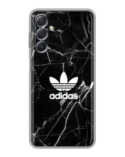 Чехол для Samsung Galaxy M54 (5G) с картинкой «Белый мрамор Adidas»