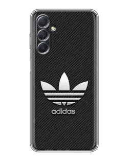 Чехол для Samsung Galaxy M54 (5G) с картинкой «Adidas Карбоновая текстура»