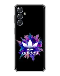 Чехол для Samsung Galaxy M54 (5G) с картинкой «Взрыв красок Adidas»