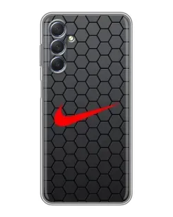 Чехол для Samsung Galaxy M54 (5G) с картинкой «Nike — карбоновая сетка» Чехол для Samsung Galaxy M54 (5G) с картинкой «Nike — карбоновая сетка»