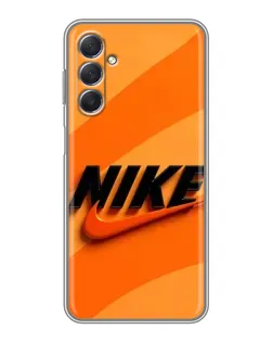Чехол для Samsung Galaxy M54 (5G) с картинкой «Оранжевый драйв Nike» Чехол для Samsung Galaxy M54 (5G) с картинкой «Оранжевый драйв Nike»