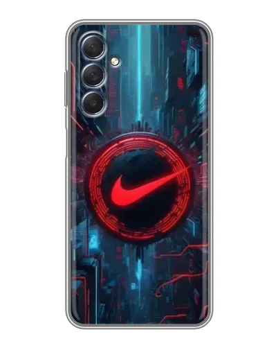 Чехол для Samsung Galaxy M54 (5G) с картинкой «Техногенный стиль Nike» Чехол для Samsung Galaxy M54 (5G) с картинкой «Техногенный стиль Nike»