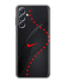 Чехол для Samsung Galaxy M54 (5G) с картинкой «Абстрактный дизайн Nike»