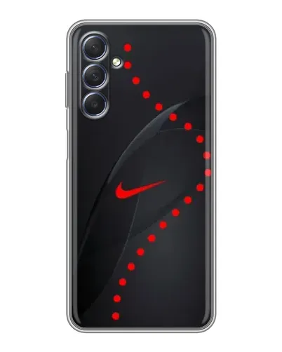 Чехол для Samsung Galaxy M54 (5G) с картинкой «Абстрактный дизайн Nike» Чехол для Samsung Galaxy M54 (5G) с картинкой «Абстрактный дизайн Nike»