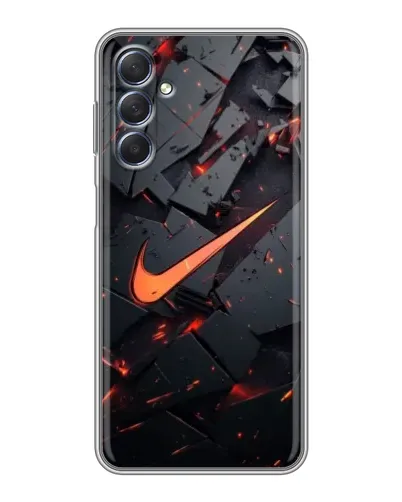Чехол для Samsung Galaxy M54 (5G) с картинкой «Nike — эффект разломов» Чехол для Samsung Galaxy M54 (5G) с картинкой «Nike — эффект разломов»