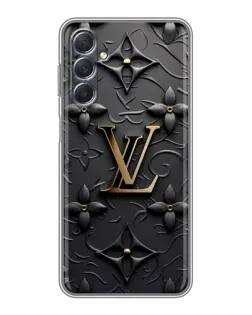 Чехол для Samsung Galaxy M54 (5G) с картинкой «Кожаная текстура LV»