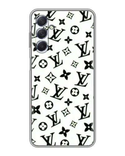 Чехол для Samsung Galaxy M54 (5G) с картинкой «Монохромный хаос LV»