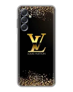 Чехол для Samsung Galaxy M54 (5G) с картинкой «LV — золотые искры»