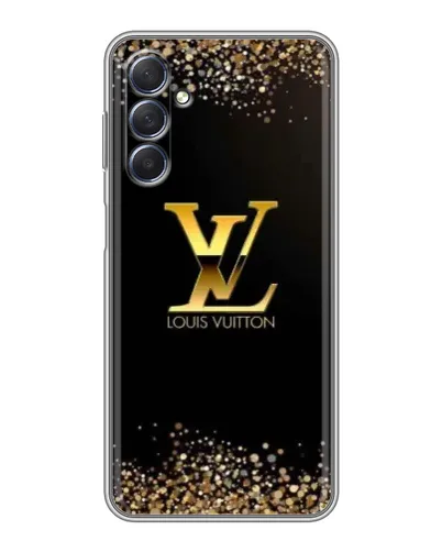 Чехол для Samsung Galaxy M54 (5G) с картинкой «LV — золотые искры»