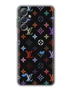 Чехол для Samsung Galaxy M54 (5G) с картинкой «Цветная монограмма LV»