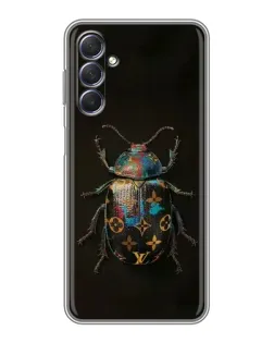 Чехол для Samsung Galaxy M54 (5G) с картинкой «LV — мраморный принт»