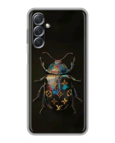 Чехол для Samsung Galaxy M54 (5G) с картинкой «LV — мраморный принт»