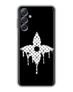 Чехол для Samsung Galaxy M54 (5G) с картинкой «Цветочная монограмма»