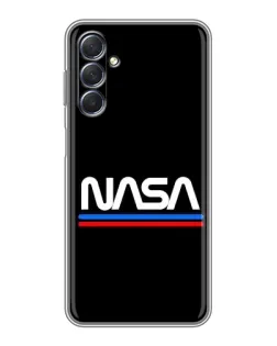 Чехол для Samsung Galaxy M54 (5G) с картинкой «NASA — классика Red Blue» Чехол для Samsung Galaxy M54 (5G) с картинкой «NASA — классика Red Blue»