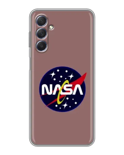Чехол для Samsung Galaxy M54 (5G) с картинкой «NASA — ретро космос»