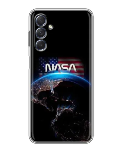 Чехол для Samsung Galaxy M54 (5G) с картинкой «Земля из космоса NASA»