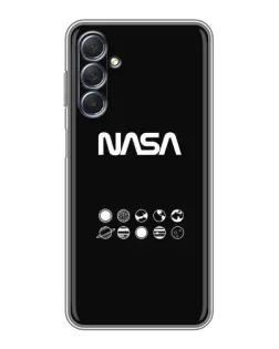 Чехол для Samsung Galaxy M54 (5G) с картинкой «NASA — технический принт»