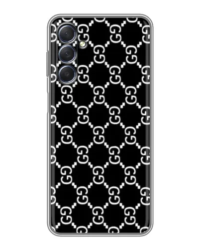 Чехол для Samsung Galaxy M54 (5G) с картинкой «Gucci — сетчатый паттерн» Чехол для Samsung Galaxy M54 (5G) с картинкой «Gucci — сетчатый паттерн»