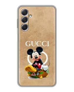 Чехол для Samsung Galaxy M54 (5G) с картинкой «Микки Маус Gucci — крафт»