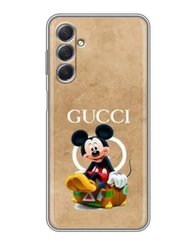 Чехол для Samsung Galaxy M54 (5G) с картинкой «Микки Маус Gucci — крафт» Чехол для Samsung Galaxy M54 (5G) с картинкой «Микки Маус Gucci — крафт»