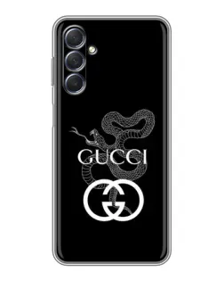 Чехол для Samsung Galaxy M54 (5G) с картинкой «Gucci — серебряная змея»