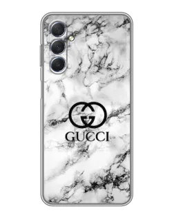 Чехол для Samsung Galaxy M54 (5G) с картинкой «Gucci — мраморный шик»