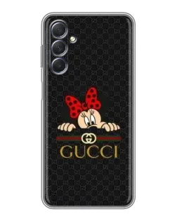 Чехол для Samsung Galaxy M54 (5G) с картинкой «Минни Маус Gucci — черный»