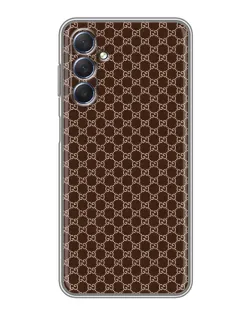 Чохол для Samsung Galaxy M54 (5G) з картинкою «Gucci — шоколадна сітка»