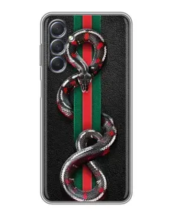 Чохол для Samsung Galaxy M54 (5G) з картинкою «Gucci — змія на смузі»