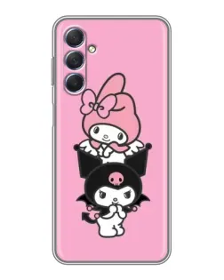 Чехол для Samsung Galaxy M54 (5G) с картинкой «My Melody и Kuromi»