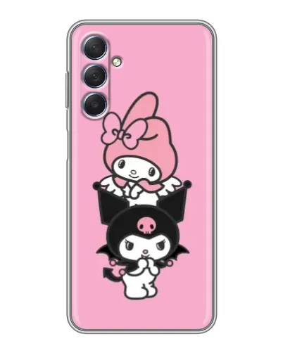 Чехол для Samsung Galaxy M54 (5G) с картинкой «My Melody и Kuromi»