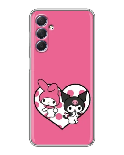 Чехол для Samsung Galaxy M54 (5G) с картинкой «Kuromi и My Melody»