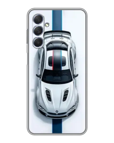 Чехол для Samsung Galaxy M54 (5G) с картинкой «Вид сверху — BMW M»