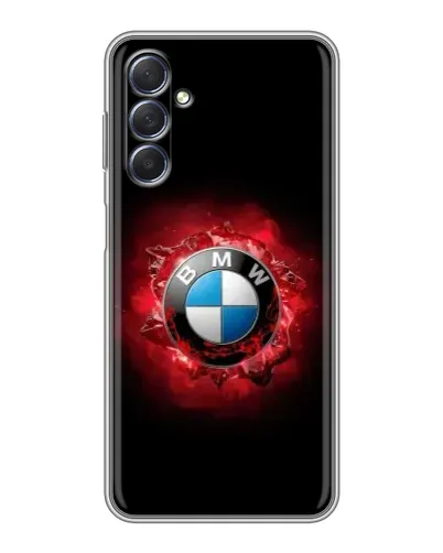 Чехол для Samsung Galaxy M54 (5G) с картинкой «Логотип BMW — вспышка»